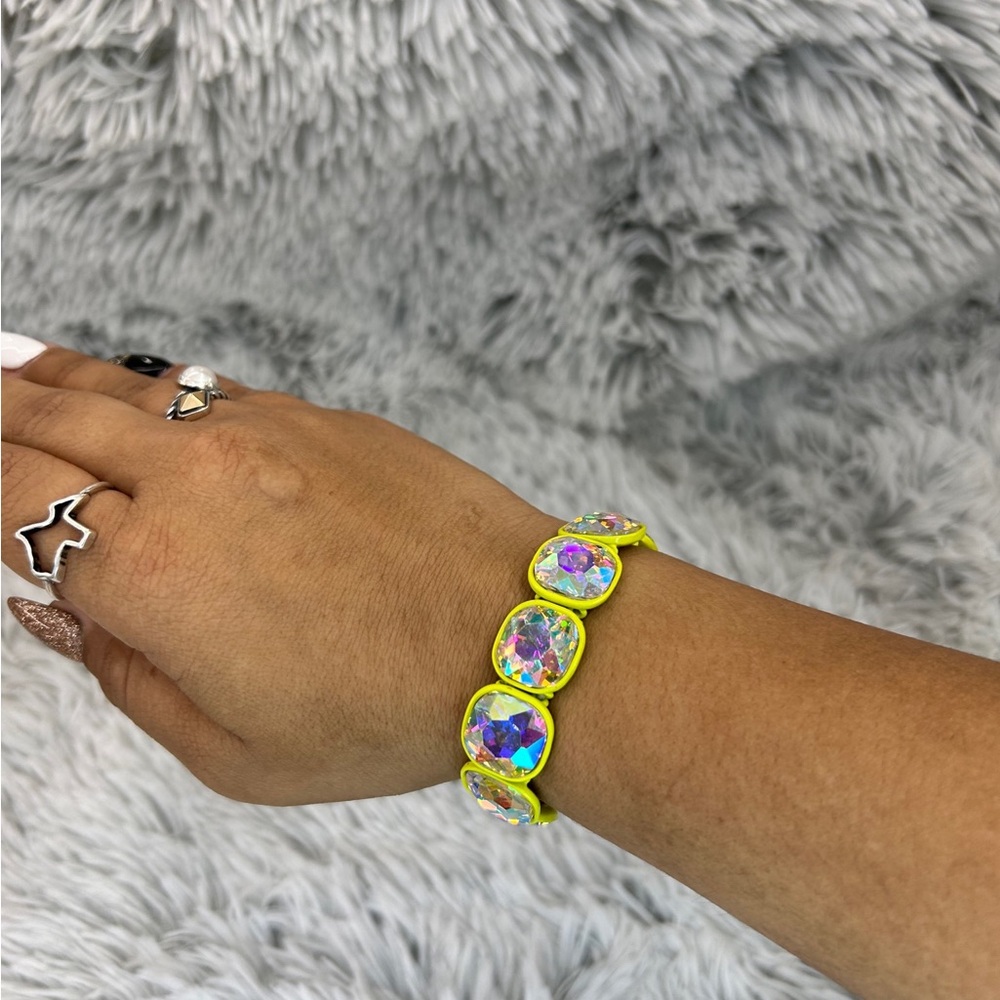 Bracelets with AB stones
